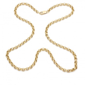 9ct gold 21.7g 19 inch belcher Chain